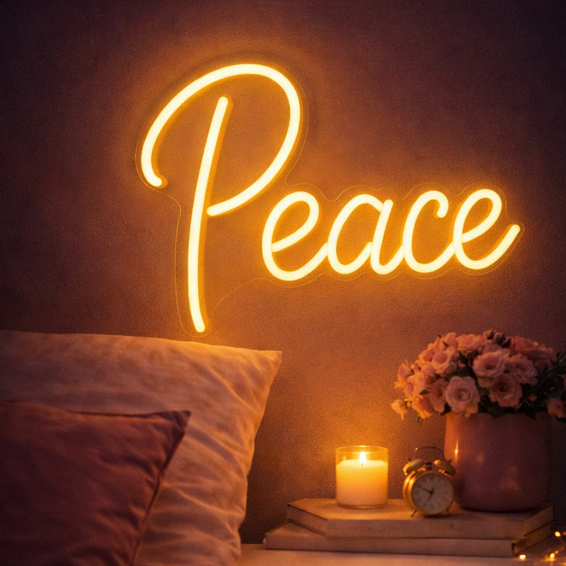 2PeaceNeonSign_WarmYellowLEDScriptLightforHome_Wedding_RelaxingSpaces.jpg