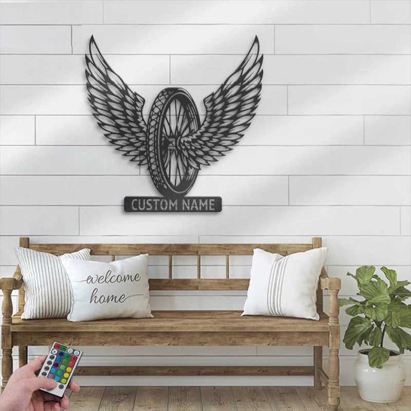 2PersonalizedWingedWheelMotocrossBiker_MetalWallSignsWithRGBLedLight.jpg