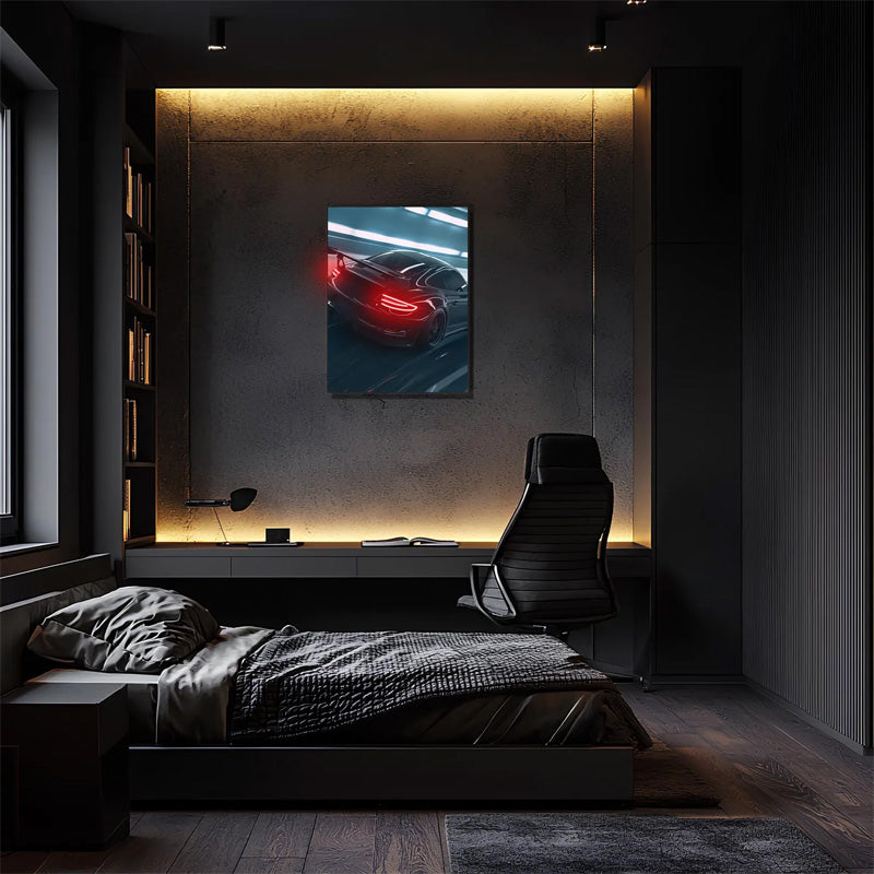 2UVPrintedNeonSportsCarWallArt_ModernAutomotiveDecorforManCave_GamingRoom.jpg