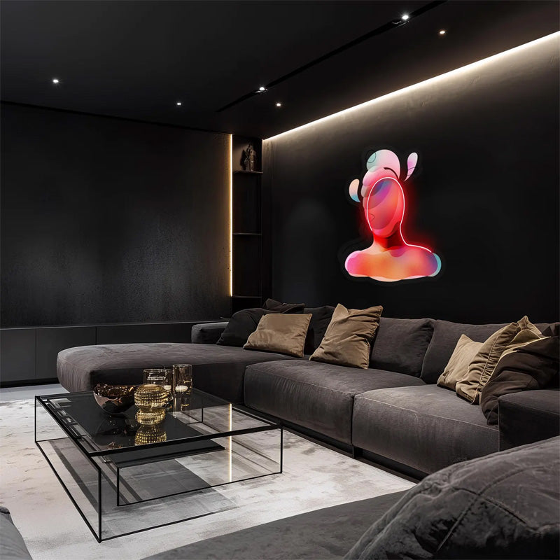 3AbstractGamerRoomNeonWallArt_ModernPlexiglassLEDPoster_ColorfulFaceDecor.jpg