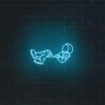 Astronaut Line Art LED Neon Wall Decor - LEDTOT