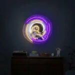 Astronaut Portal LED Neon Sign – Space Explorer Wall Art Decor