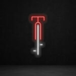 Bicycle Neon Sign – LED Wall Light with Dimmer | Café & Bar Decor