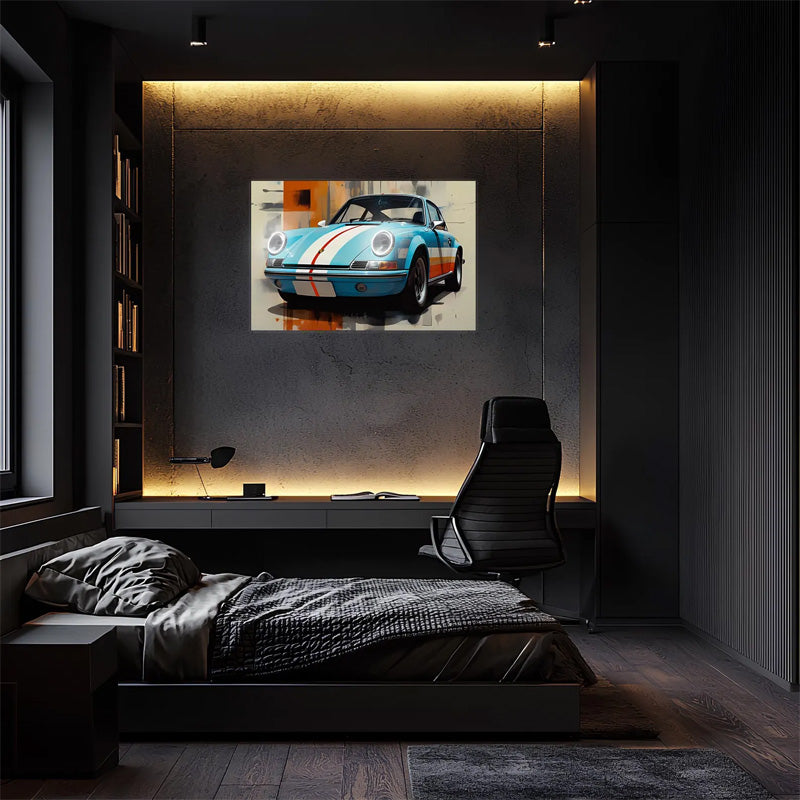3ClassicRetroSportsCarWallArt_UVPrinted_VintageManCaveDecor.jpg