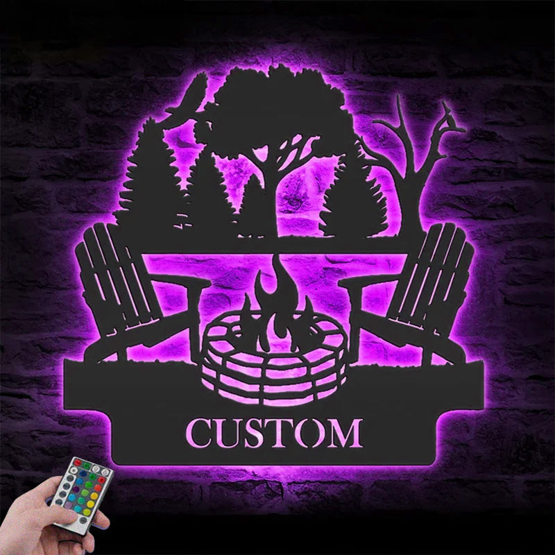 3CustomNameCampfireNameSignHomeDecorMetalWallSignsWithRGBLedLight.jpg