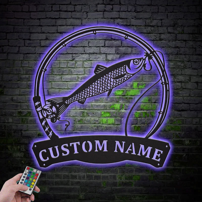3CustomNameHerringFishingFishPoleMetalWallSignsWithRGBLedLight.jpg