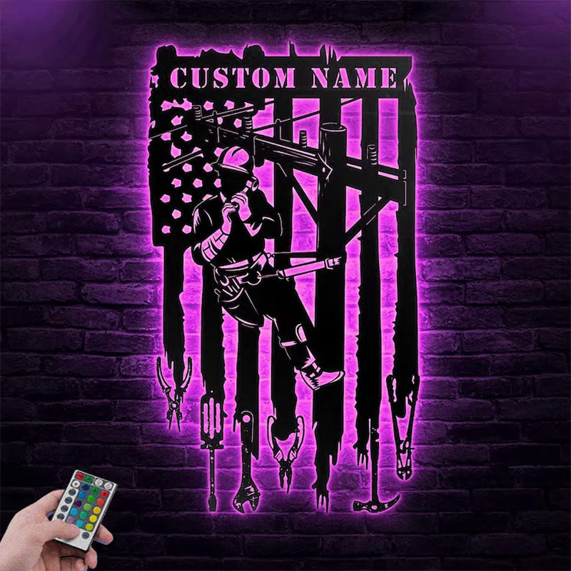 3CustomNameLinemanGiftsMetalWallSignsWithRGBLedLight.jpg