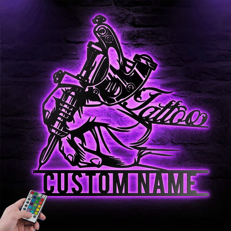 3CustomNameTattooMachineMetalWallArtMetalWallSignsWithRGBLedLight.jpg