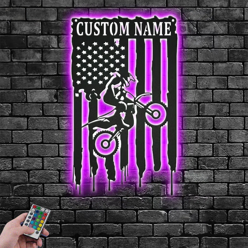 3CustomNameUSDirtBikeMetalWallSignsWithRGBLedLight.jpg
