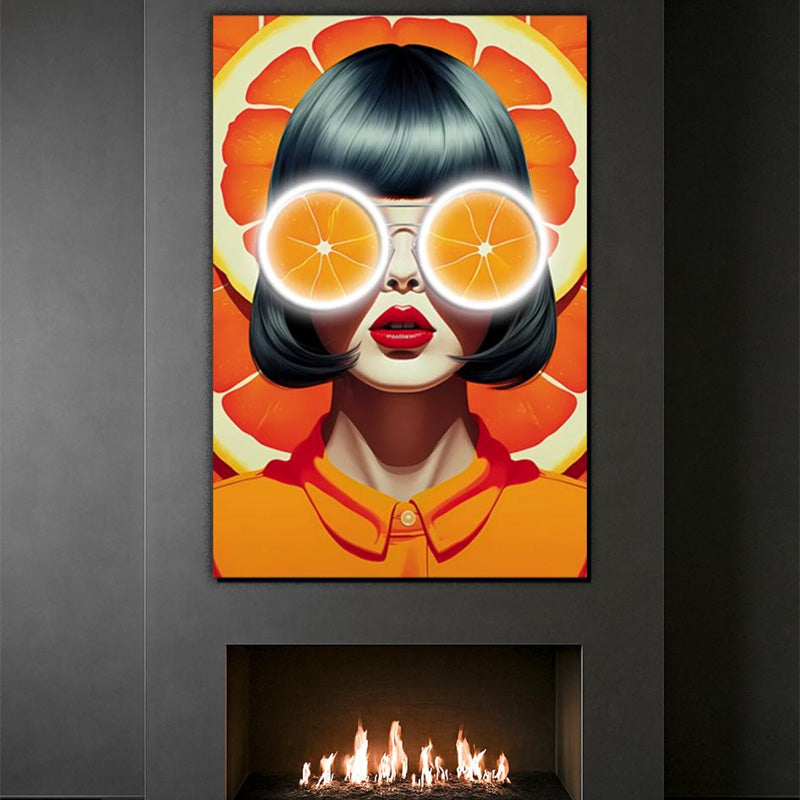 3OrangePopArtGirlPortrait_NeonUVPrintPlexiglassWallArt.jpg