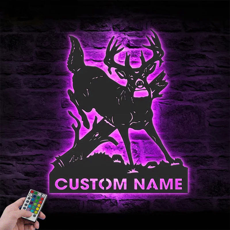 3PersonalizedDeerHuntingDecorAntlerCabinMetalWallSignsWithRGBLedLight.jpg