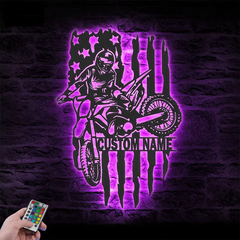 4PersonalizedUSMotocrossBiker_MetalWallSignsWithRGBLedLight.jpg