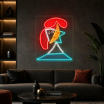 Abstract Neon Art - Colorful Bird LED Wall Decor Sign