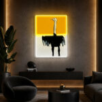 Abstract Neon Art - Ostrich LED Wall Decor Sign