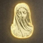 Abstract Neon Art - Veiled Muse LED Wall Decor Sign