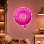Bakery Neon Sign - Pink Glazed Donut LED Decor