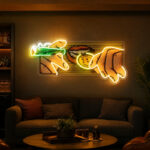 Basement Neon Sign - Crypto Smoke LED Wall Decor