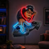Basement Neon Sign - DJ Monkey LED Wall Decor