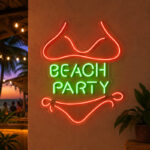 Beach & Summer Party Neon Signs - Bikini Beach Glow