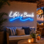 Beach & Summer Party Neon Signs - Life's a Beach Glow