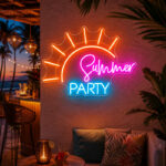 Beach & Summer Party Neon Signs - Summer Party Glow