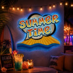 Beach & Summer Party Neon Signs - Summer Time Glow