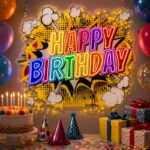 Birthday Neon Sign - Happy Birthday Party Wall Decor