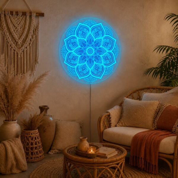 Custom Boho Neon Sign | Celestial Sun LED Wall Decor for Bedroom & Lounge