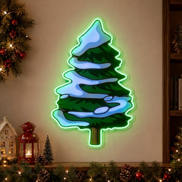 Christmas Neon Sign - Christmas Tree LED Wall Decor