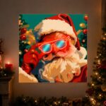 Christmas Neon Sign - Santa LED Wall Art Decor