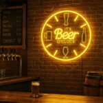 Custom Craft Beer Neon Sign | LED Wall Decor for Bar & Home Brewery