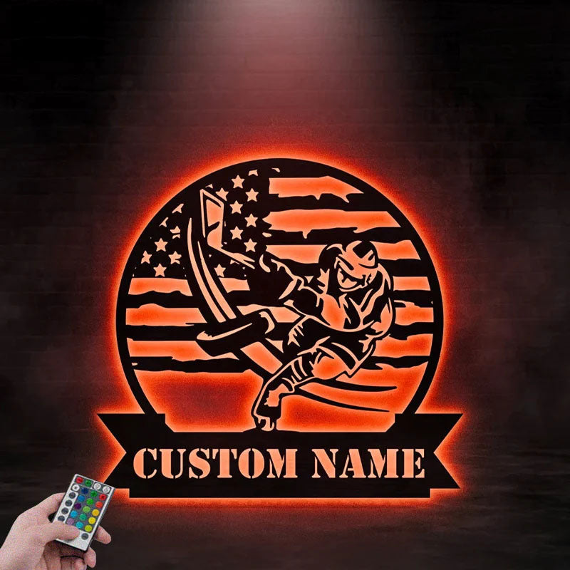 CustomNameUSAFlagHockey_MetalWallSignsWithRGBLedLight.jpg