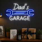 Dad’s Garage Neon Sign | LED Wall Decor for Workshop & Garage