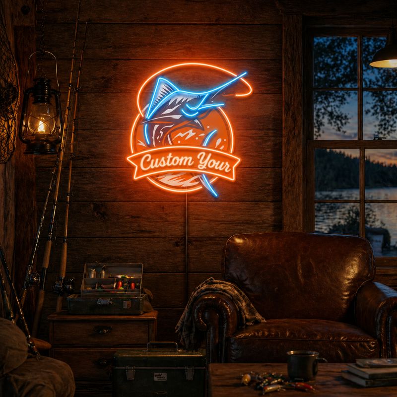 FishingNeonSignCabin-MarlinWallDecorLightCustomYour.jpg