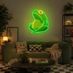 Funny Neon Sign - Cozy Frog LED Wall Decor Sign