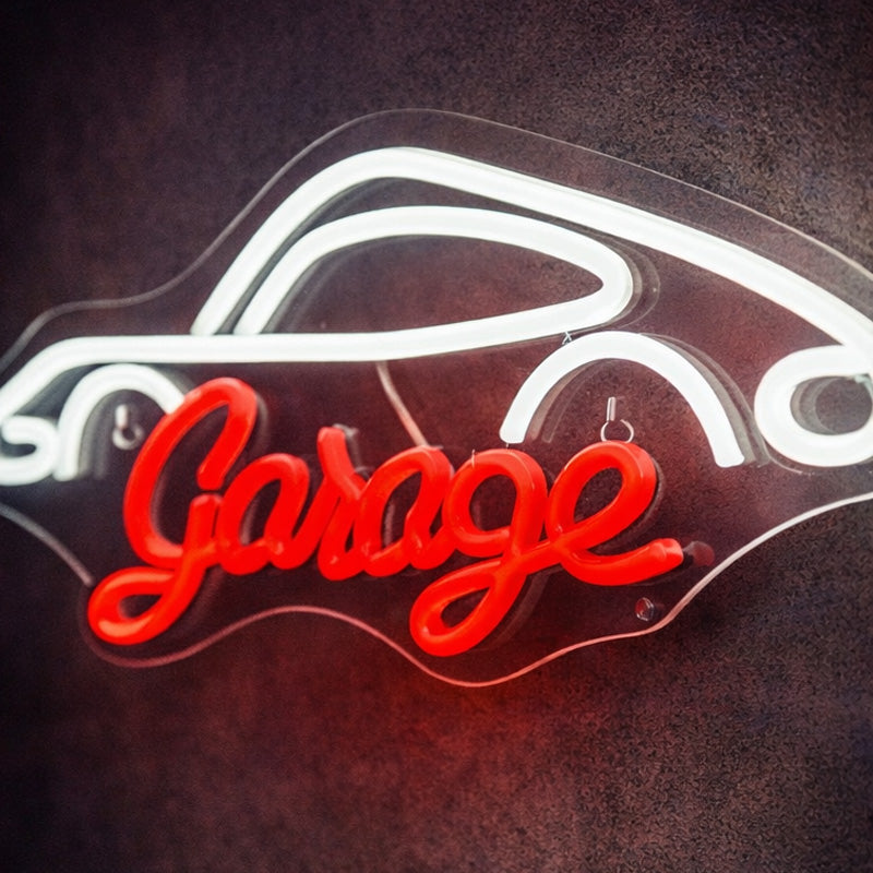 GarageNeonSignwithCarOutline_Red_WhiteLEDWallLight.jpg