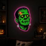 Halloween Neon Sign - Frankenstein LED Wall Decor