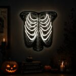 Halloween Neon Sign - Skeleton Ribs LED Wall Light
