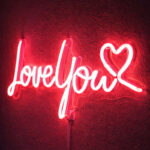 Couple Neon Sign Bedroom - Love You LED Wall Light