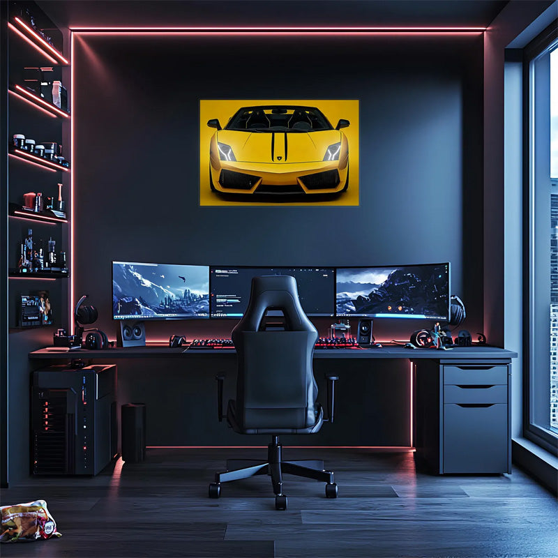 LuxuryNeonSportsCarWallArt_UVPrinted_ModernLivingRoom_ManCaveDecor.jpg
