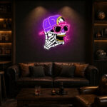 Man Cave Neon Signs - Cool Skull Streetwear Decor