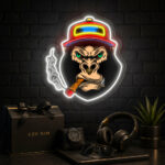 Neon Sign Gift For Men - Cool Monkey LED Wall Light