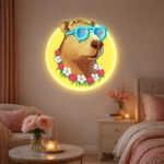 Neon Sign Gift Ideas for Women - Cool Capybara Glow