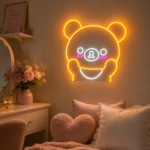 Neon Sign Gift Ideas for Women - Cute Bear Wall Light