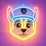 Neon Signs for Kids Room – Police Dog LED Decor