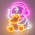 Nursery Neon Sign Night Light - Cute Duck Decor