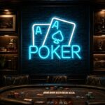 Custom Poker Room Neon Sign | Ace Card LED Wall Decor for Game Room & Man Cave