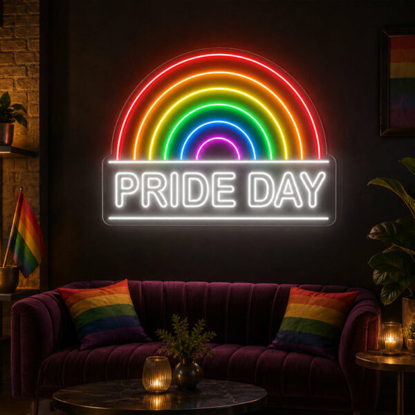 Pride & LGBT Neon Signs - Pride Day Rainbow LED Glow