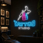 Tattoo Shop Neon Sign - Tattoo Studio LED Wall Light