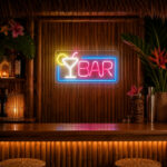 Tiki Bar Neon Sign Tropical - Cocktail Bar Wall Decor | Custom Your